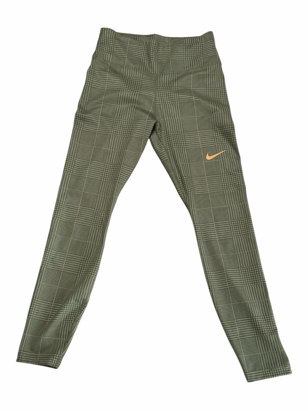 #081 🧨—Nike Leggings with Gold Swoosh Size Small - Picture 1 of 6